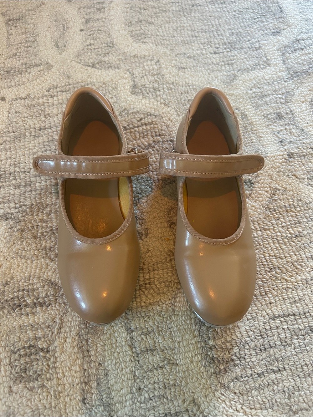 Girls Tan Tap Shoes- worn once!